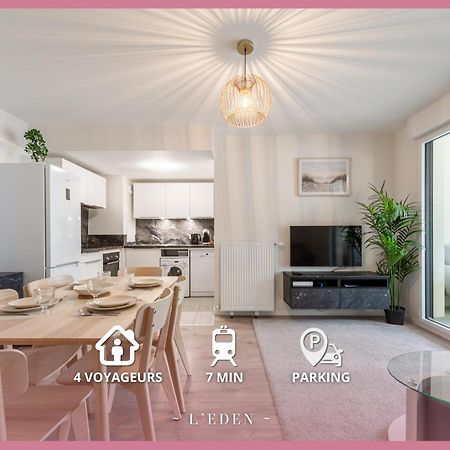 L'Eden - T2 Neuf Avec Loggia Et Parking Prive - Proche Rer A & Disneyland Chessy  Ngoại thất bức ảnh